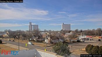 Weather camera view of Follett ISD.