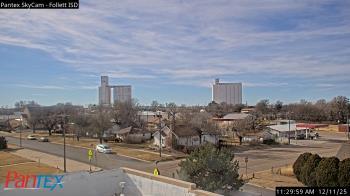 Weather camera view of Follett ISD.
