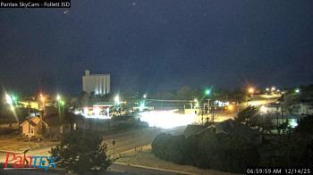 Weather camera view of Follett ISD.