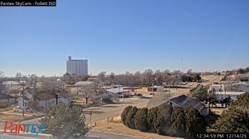 Weather camera view of Follett ISD.
