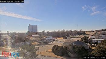 Weather camera view of Follett ISD.