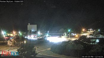 Weather camera view of Follett ISD.