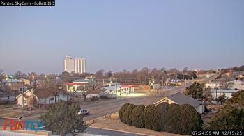 Weather camera view of Follett ISD.
