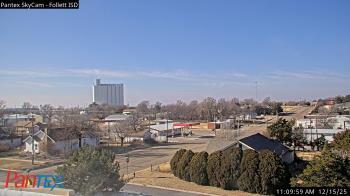 Weather camera view of Follett ISD.