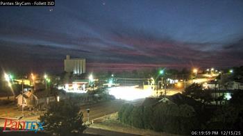 Weather camera view of Follett ISD.