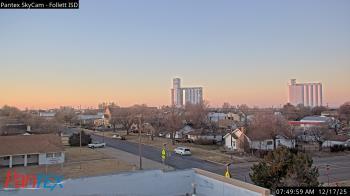 Weather camera view of Follett ISD.