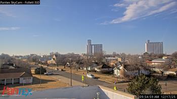Weather camera view of Follett ISD.