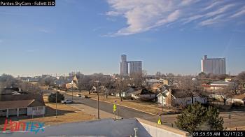 Weather camera view of Follett ISD.