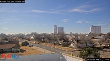 Weather camera view of Follett ISD.