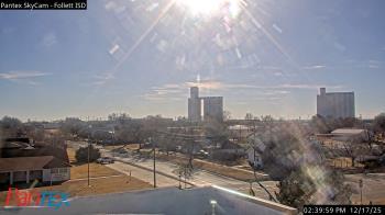 Weather camera view of Follett ISD.