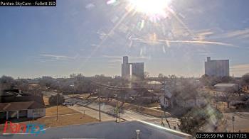 Weather camera view of Follett ISD.