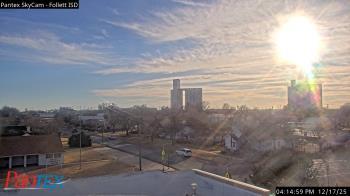 Weather camera view of Follett ISD.