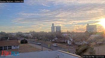 Weather camera view of Follett ISD.