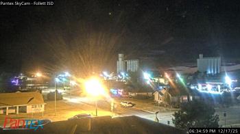 Weather camera view of Follett ISD.