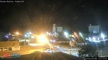Weather camera view of Follett ISD.