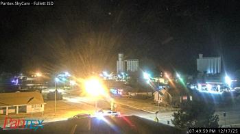 Weather camera view of Follett ISD.