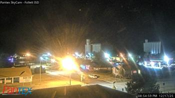 Weather camera view of Follett ISD.