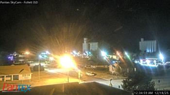 Weather camera view of Follett ISD.