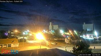Weather camera view of Follett ISD.