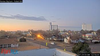 Weather camera view of Follett ISD.