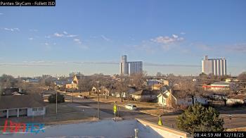 Weather camera view of Follett ISD.