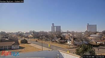 Weather camera view of Follett ISD.