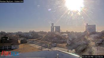 Weather camera view of Follett ISD.
