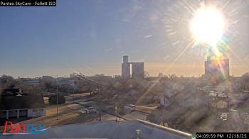 Weather camera view of Follett ISD.