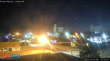 Weather camera view of Follett ISD.
