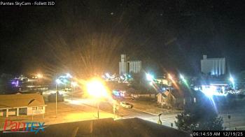Weather camera view of Follett ISD.