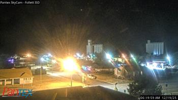 Weather camera view of Follett ISD.