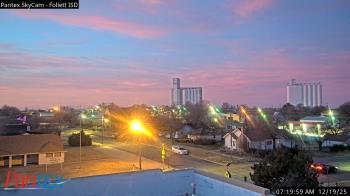 Weather camera view of Follett ISD.