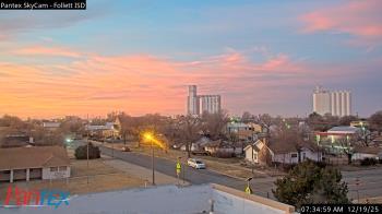 Weather camera view of Follett ISD.