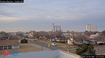 Weather camera view of Follett ISD.