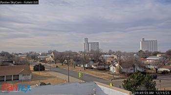 Weather camera view of Follett ISD.