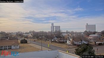 Weather camera view of Follett ISD.