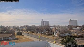 Weather camera view of Follett ISD.