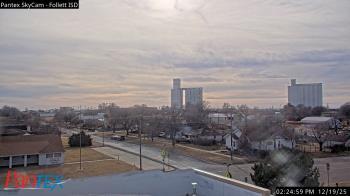 Weather camera view of Follett ISD.
