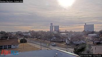 Weather camera view of Follett ISD.