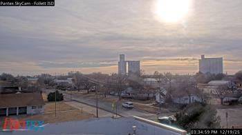 Weather camera view of Follett ISD.