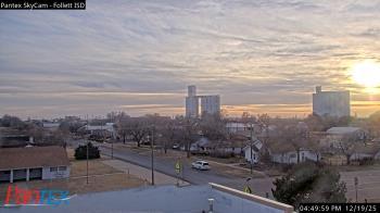 Weather camera view of Follett ISD.