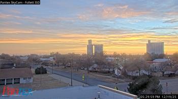 Weather camera view of Follett ISD.