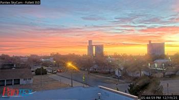 Weather camera view of Follett ISD.