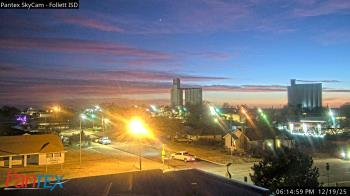 Weather camera view of Follett ISD.