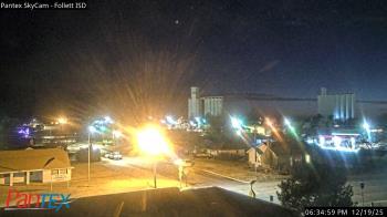 Weather camera view of Follett ISD.