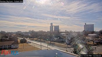 Weather camera view of Follett ISD.