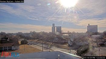 Weather camera view of Follett ISD.