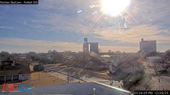 Weather camera view of Follett ISD.