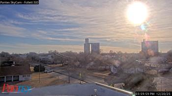Weather camera view of Follett ISD.