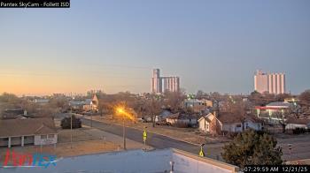 Weather camera view of Follett ISD.